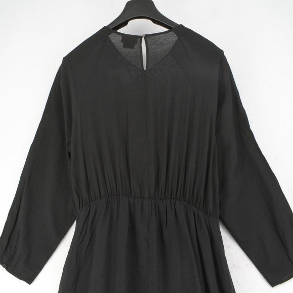 City Chic Short Dress Womens Plus Black Keyhole Lace Long Sleeve Pullover 16W - Picture 7 of 8